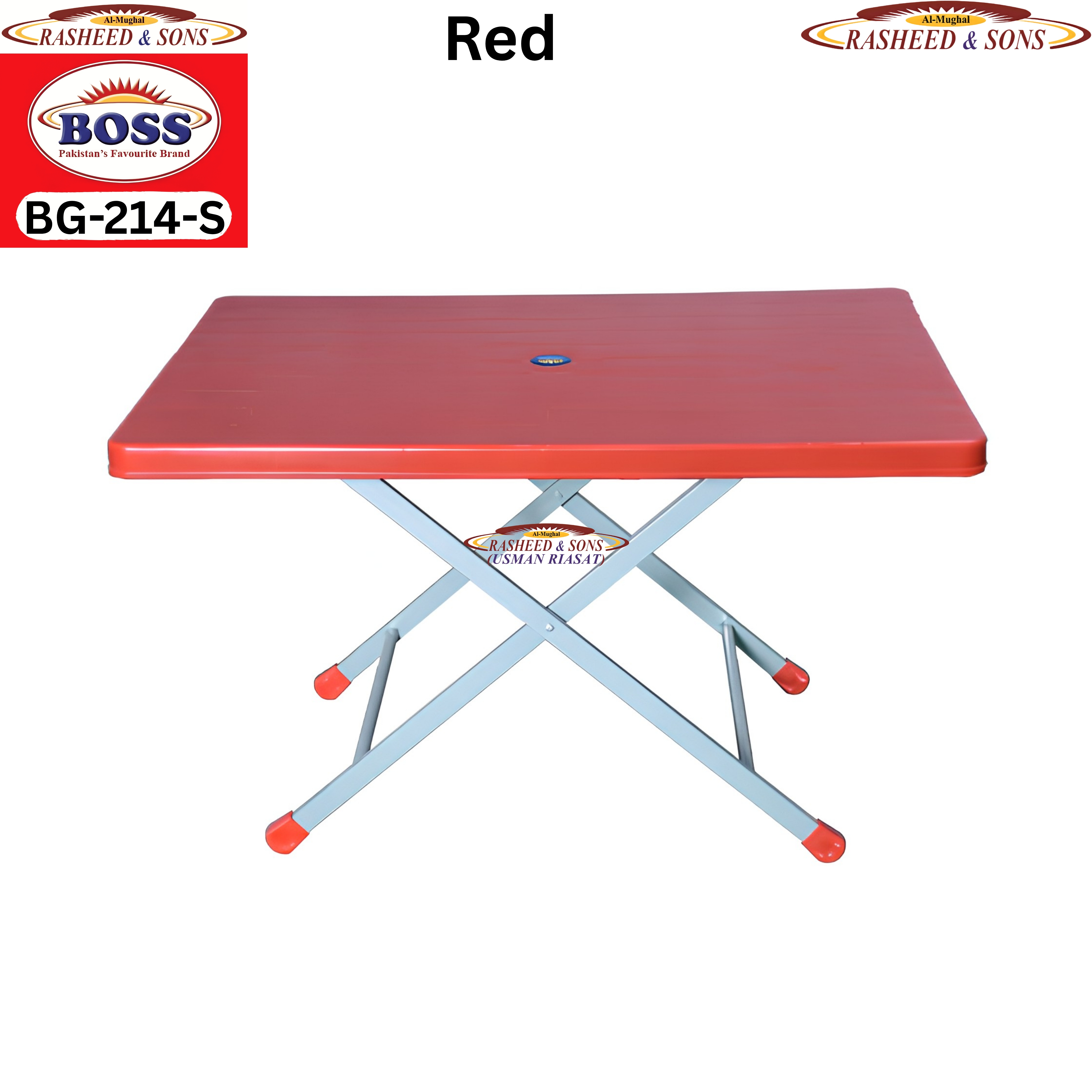 Boss 102 Plastic Chair & Table Collection | Flamingo Chair, Folding Table, Round Table & Double Shelf Table | Indoor Outdoor Furniture |  BELLONA I RASHEED & SONS