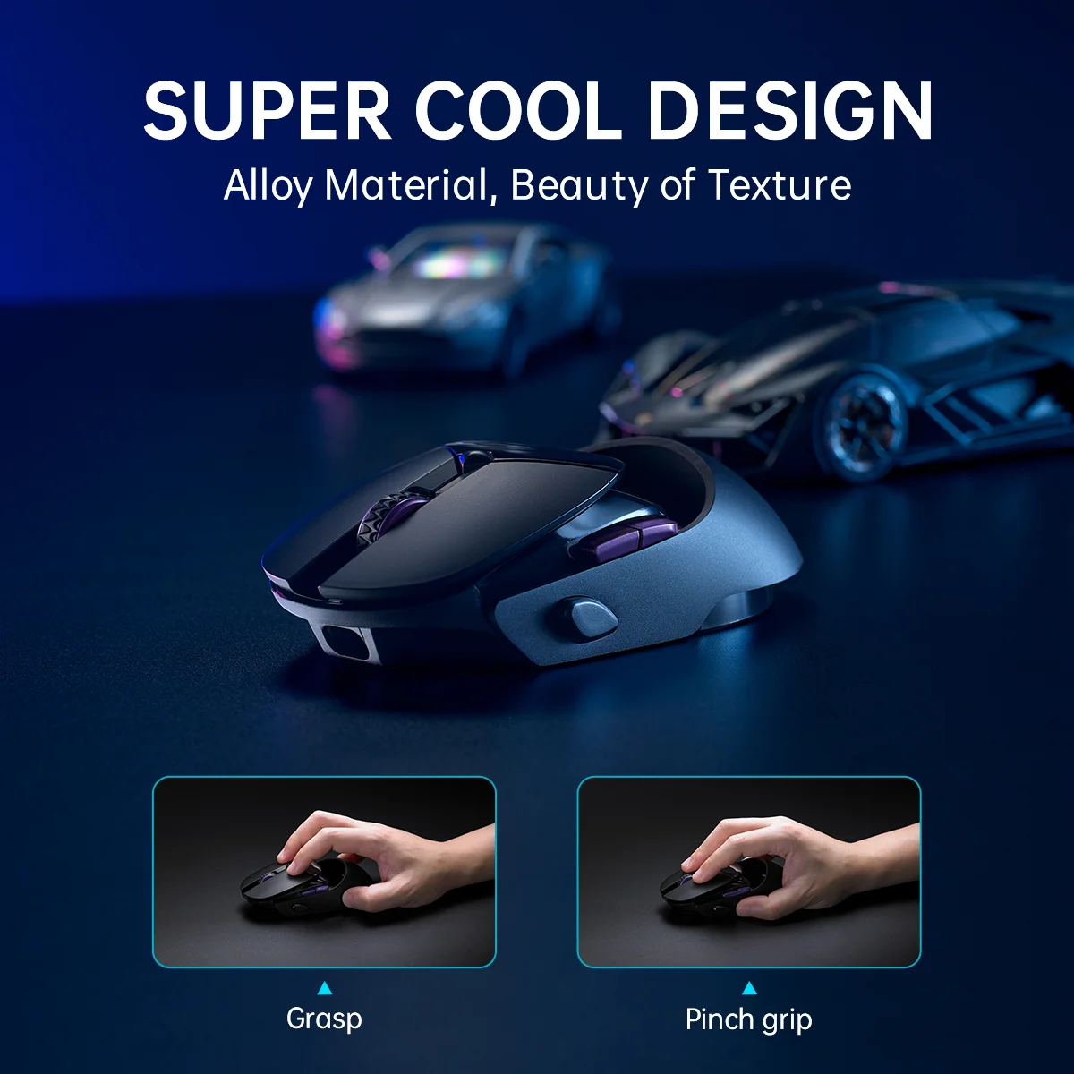 RAPOO VT960 PRO Wired & Wireless Gaming Mouse 26000 DPI with 9 Programmable Buttons Aluminum Alloy Design OLED Display 26 cdb316760402dbb28f0d0dc8e4f5cb71
