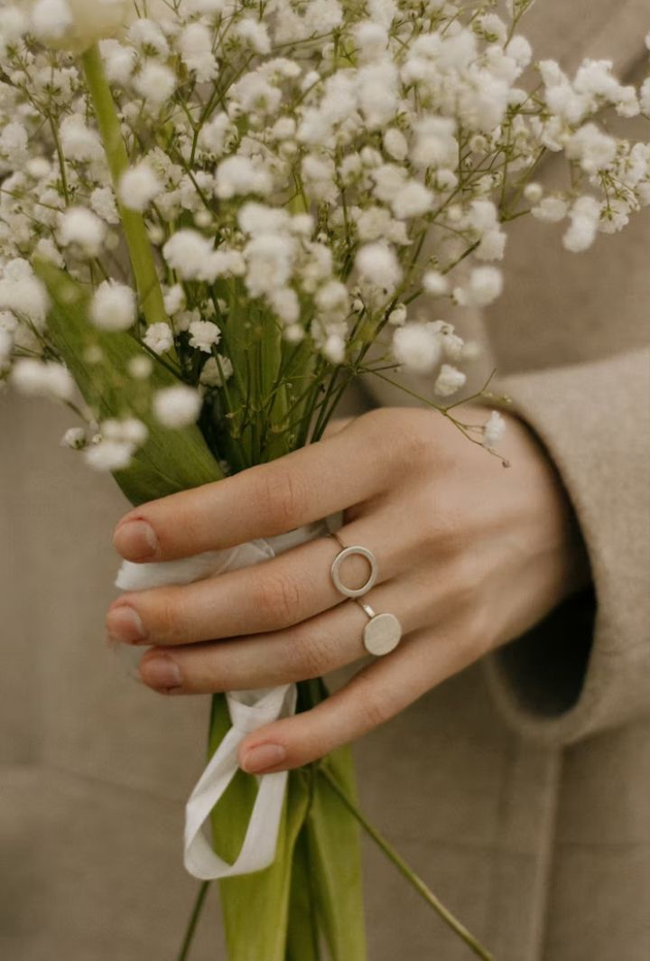 Girls rings with rhinestone trendy stylish jewellery for party engagment wedding gift set for women