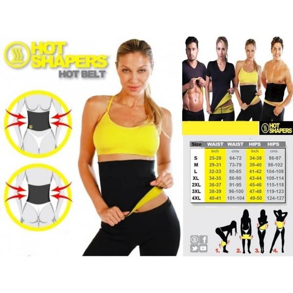 Hot Shapers Slimming Waist Trainer Belt for Women and Men - Adjustable Body Shaping Slimming Belt, New, All Sizes Available