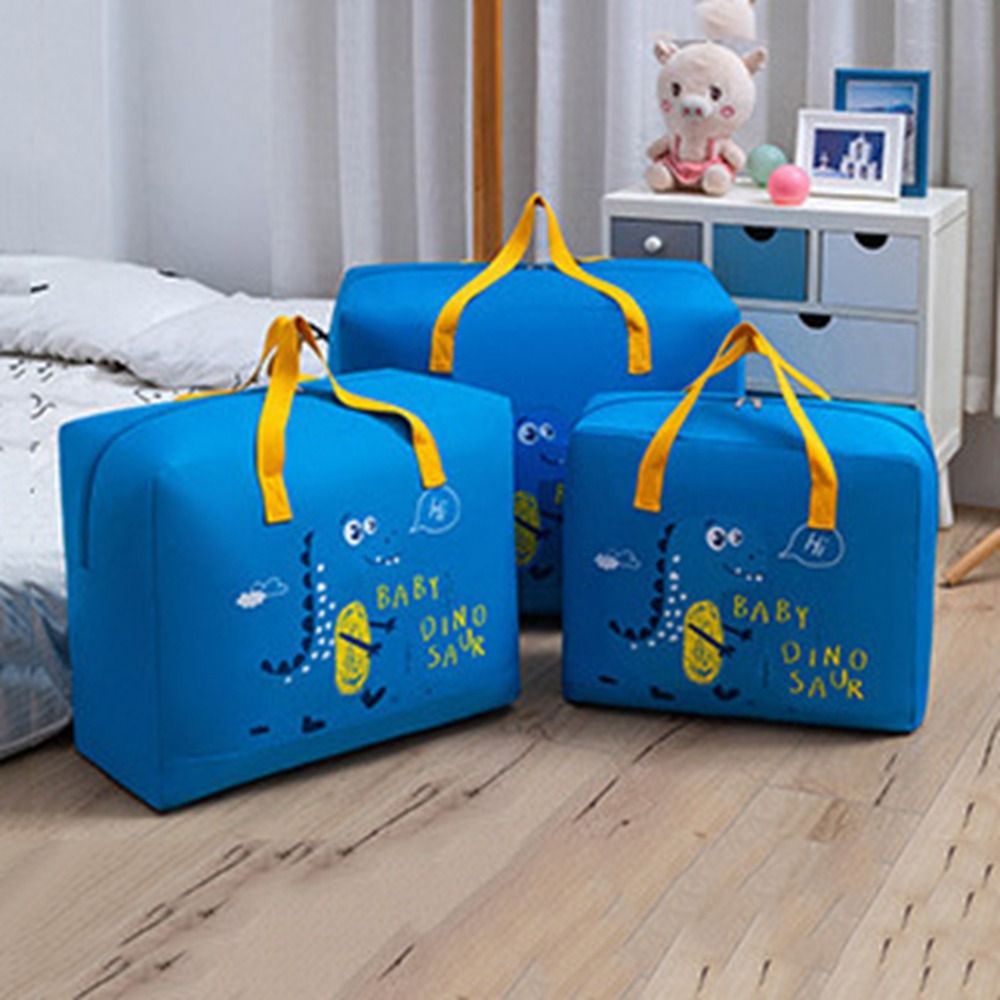 Pregnant Women's Large Capacity Childbirth Bag Quilt Storage Dino Bag MovingBag Portable Diaper Free Baby Supplies Travel Bag