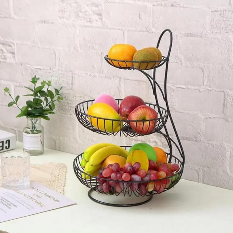 Kitchen Organizer/Fruit Basket/Vegetable stand/Kitchen Counter Rack Daraz.pk