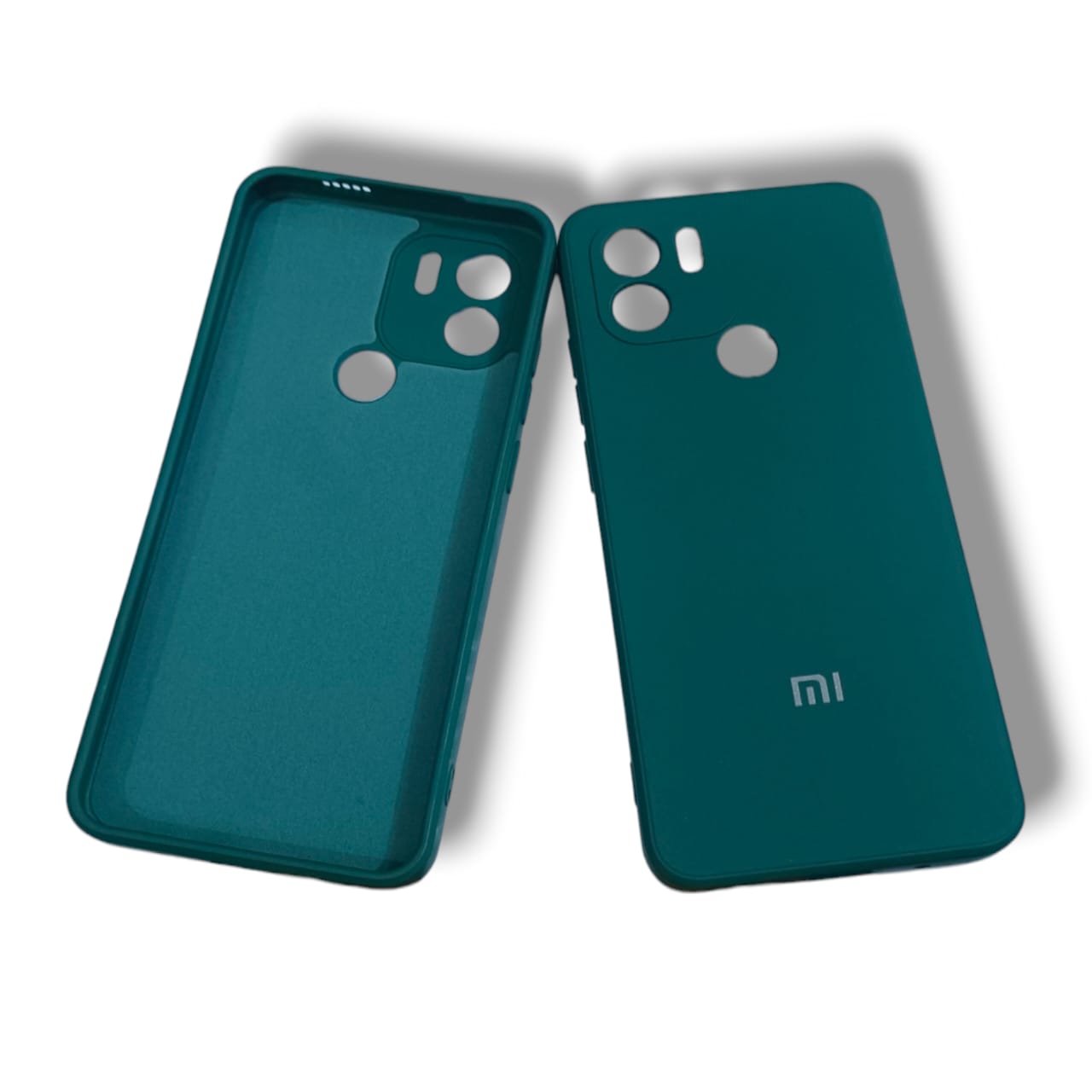 EASSGU Custodia In Silicone TPU Per Redmi A1 / Redmi A2 (6.52 Pollici) - Morbida E Blu Zaffiro - 2