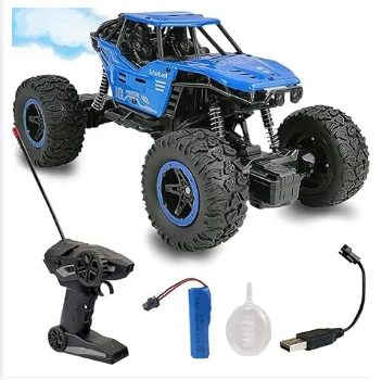 Smoke Rock Crawler Electric RC Car - Alloy Off-Road Remote Control Monster Truck with Booster Spray, Rechargeable  and many more variation car in list Battery, 4WD, Gun Controller, High-Speed Drift Stunt Vehicle for Kids & Adults