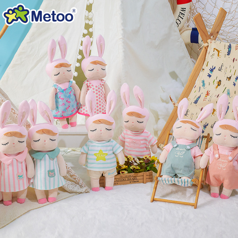 Metoo Mi Rabbit Angela Christmas Doll Children\\\'s Plush Toy Birthday Gift Decoration 爆買いセール