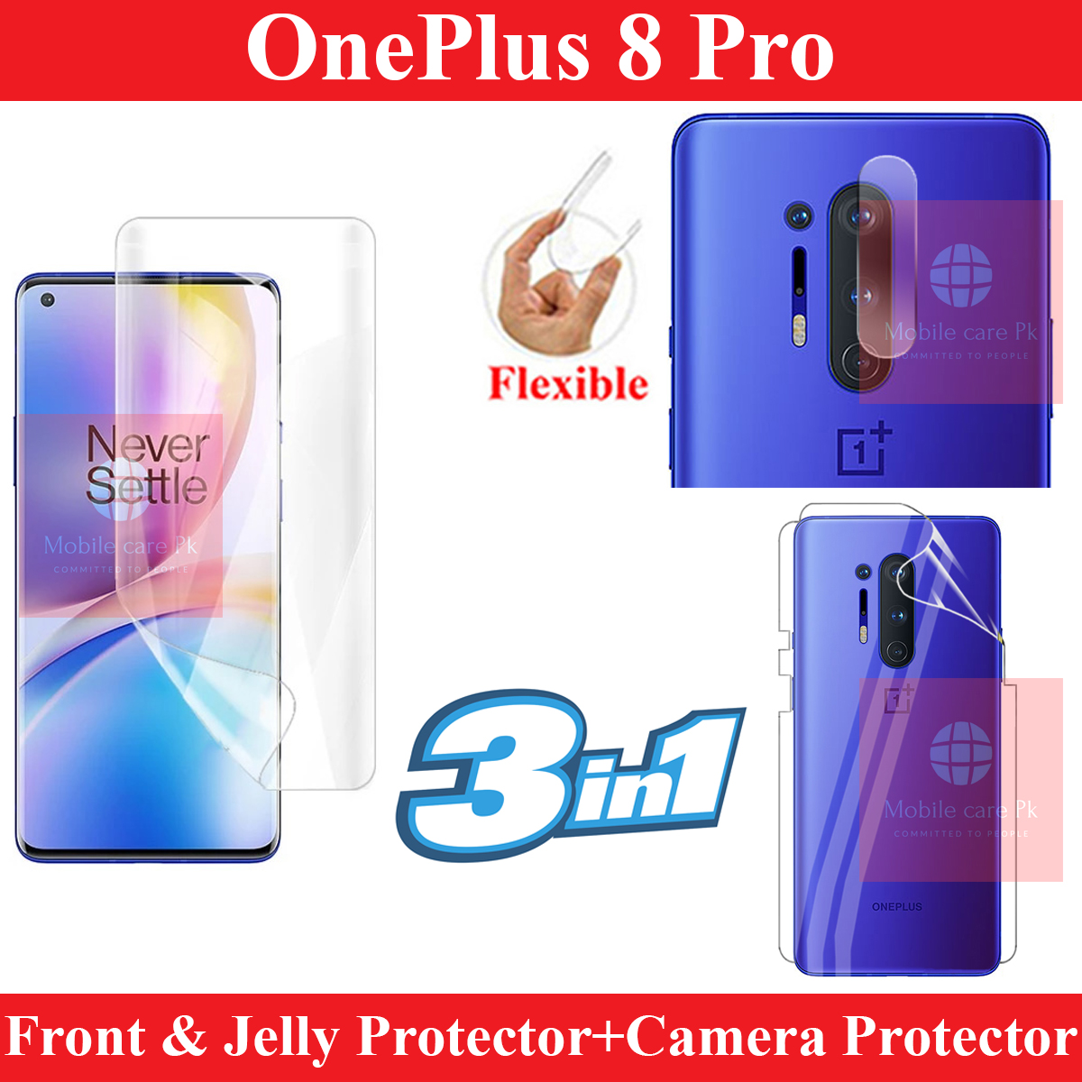 Tempered Glass Oneplus Pro Camera Cover OnePlus Pro Front Back