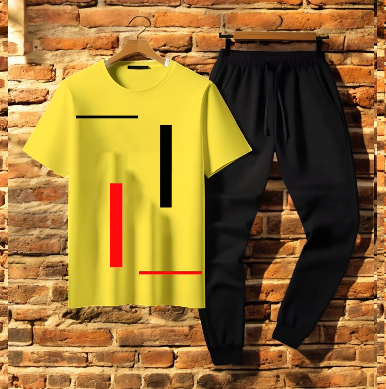 Trendy Tag Printed Summer Tracksuit For Men & Boys Tee-shirt with trousers gym wear New Design Round Neck Half Sleeves T Shirts Top Quality Gym Wear/Casual and comfortable Pair T-Shirt and Trouser