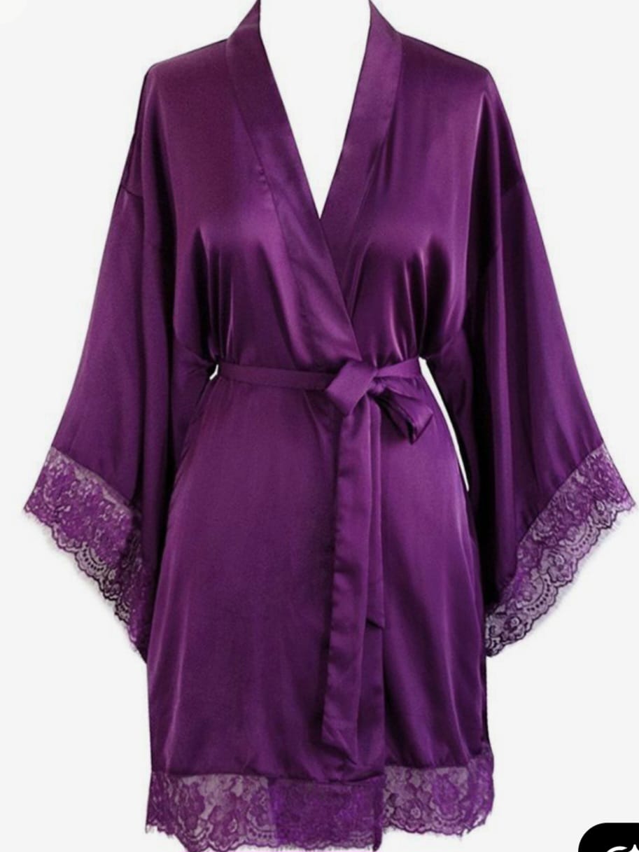 Silk 36 inches short Night Gown for Women & Girls | Nighty For Girls Full Hot | Night Dress For Girls | Nighty For Girls | Bridal Nighty Set | Silk Night Suit | Gown For Girls | Soft Silk Robe & Nightdress | Comfortable Night Suit