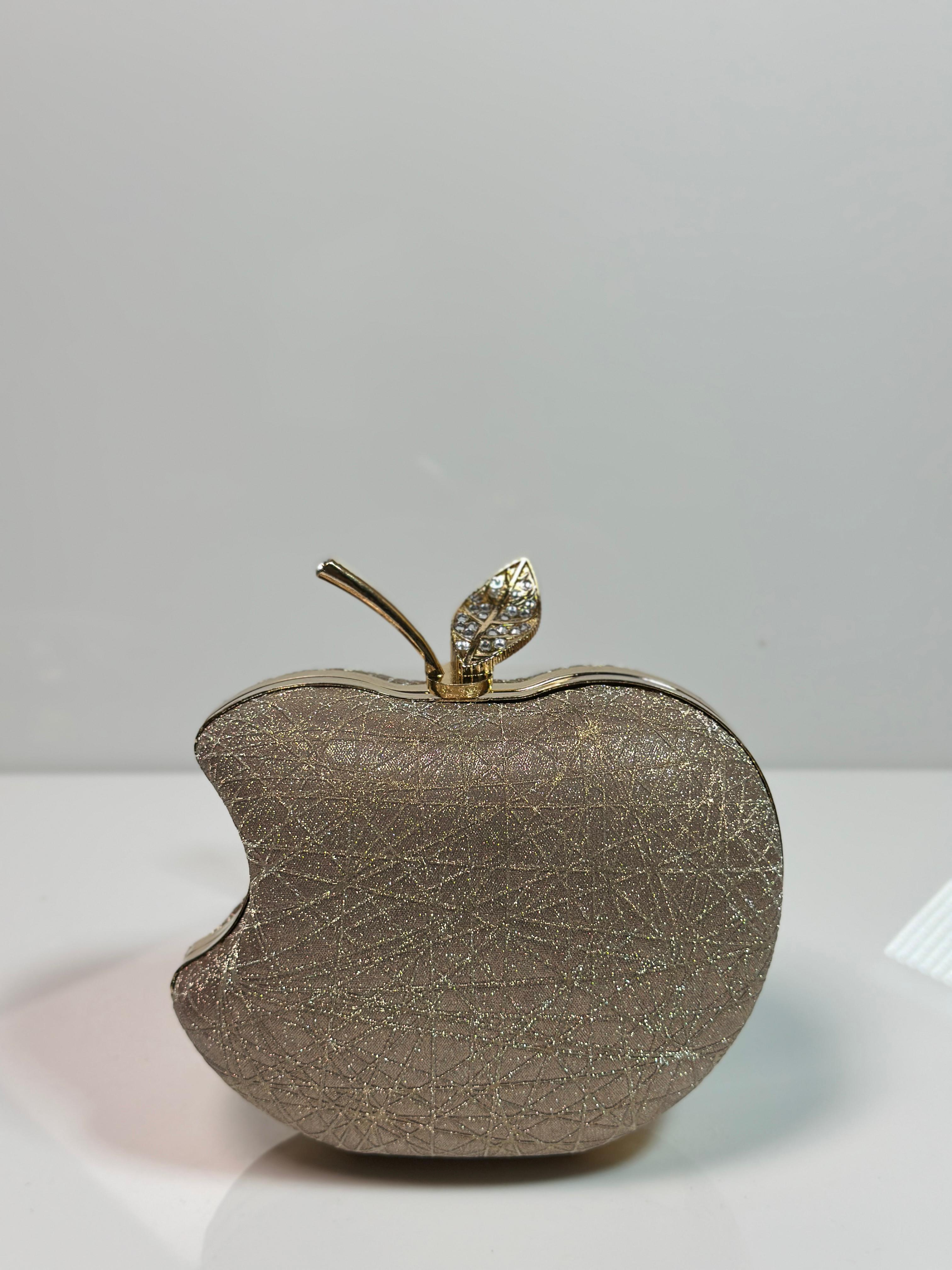 Glamorous Apple Shape Evening Clutch for Women | Perfect Party & Wedding Handbag
