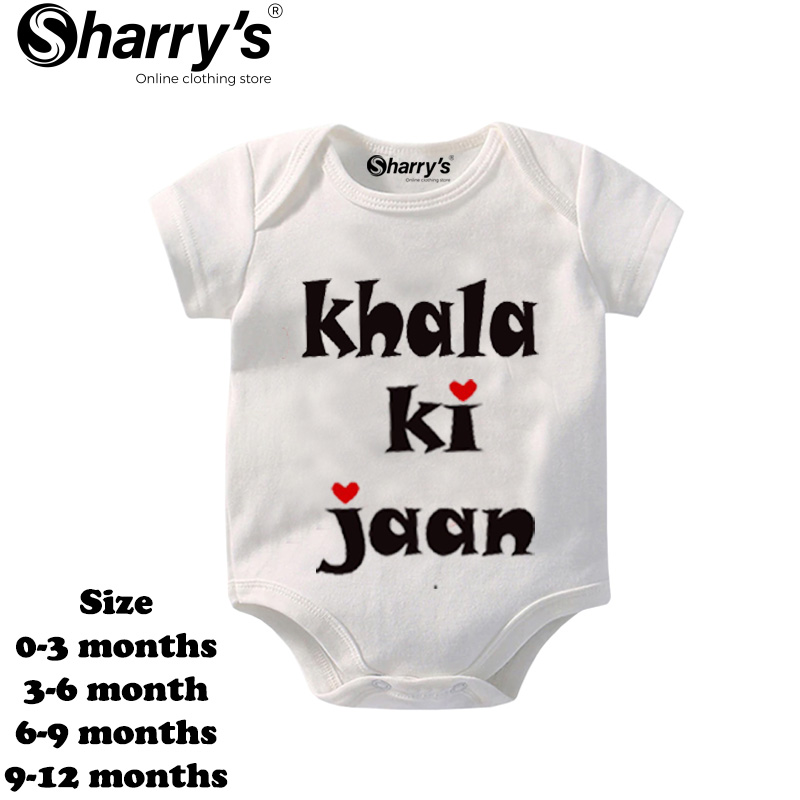Sharrys Half Sleeves Baby Romper Bodysuit For Babies infant Onesis 0-14 Months Summer Wear Trendy Printed