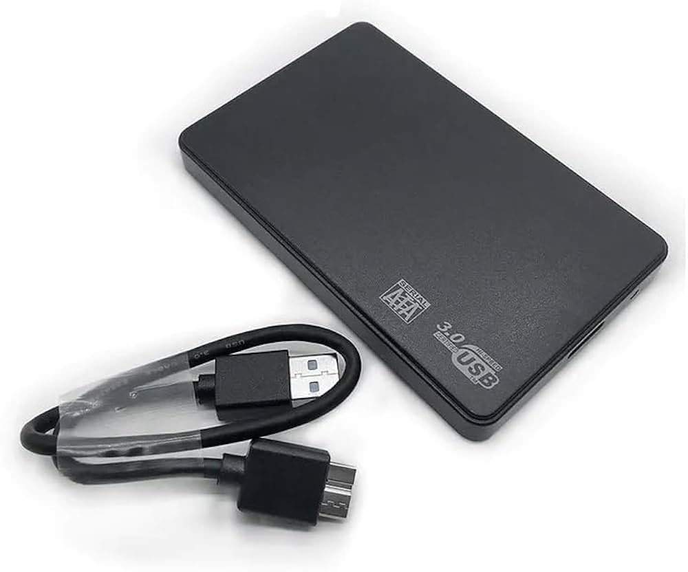 Portable HDD SSD hardrive Case SSd Case Sata Fast Data transfer Hard Disk External 2.5" Hard Drive Case 5Gbps High Speed Fast Data Transfer (ONLY CASE) Usb SSD Hard Disk