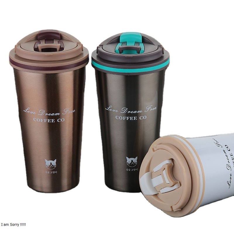 Stanley Amazon Thermos Coffee Mug TGOPIT 500ml Double Wall Stainless Steel  Vacuum Flask Car Thermos Mugs