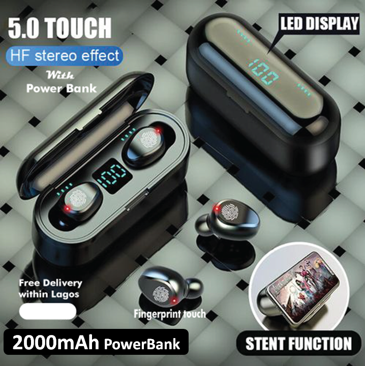 F9 Wireless Bluetooth Bluetooth Earphones Bilikay F9 True Wireless