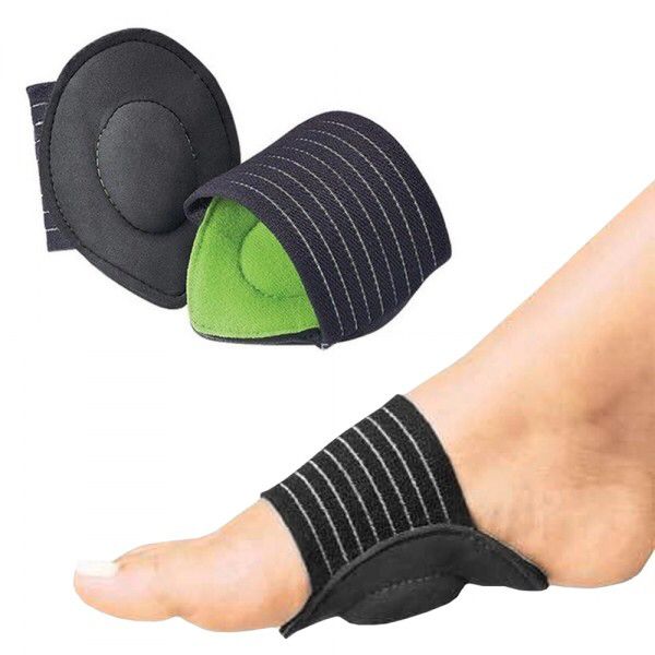 Padded Compression Bandage for Arch Support Sports Foot Protection Arch Support Plantar Fasciitis Heel Aid Cushion for Feet