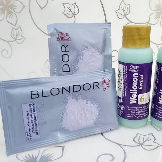 Wella Herbal Face Bleach Developer powder 60ml Daraz.pk