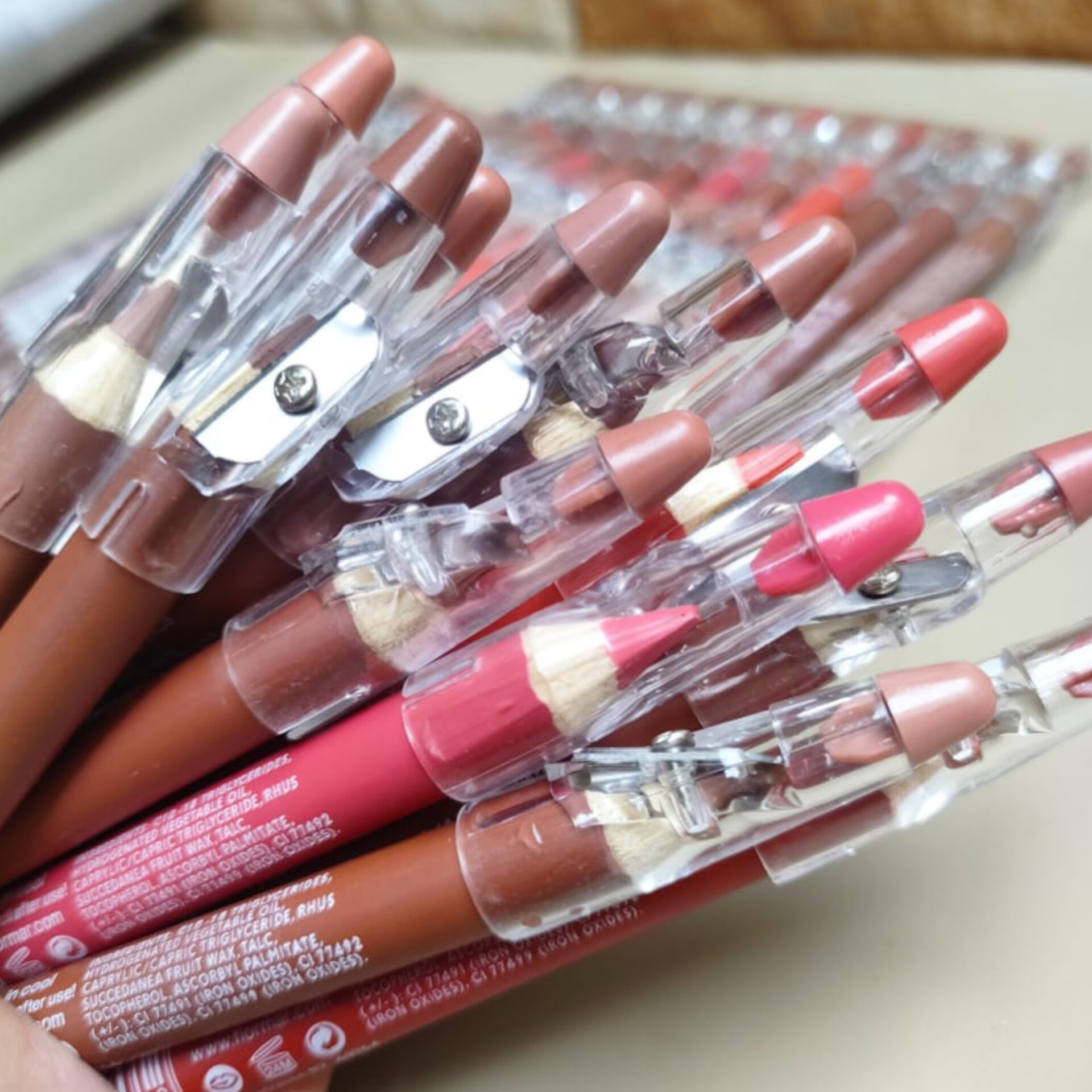 6/9/12  Pcs/Set  Matte Color Lipstick Pencils ,Light  Shades Lip pencils / lipliner Pencils