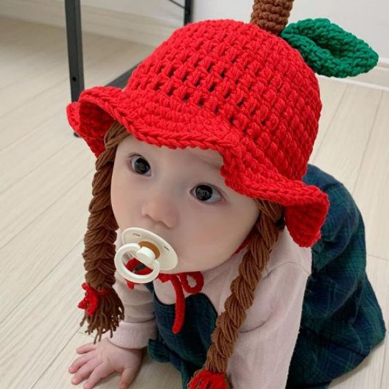 Woolen cap for shops baby girl