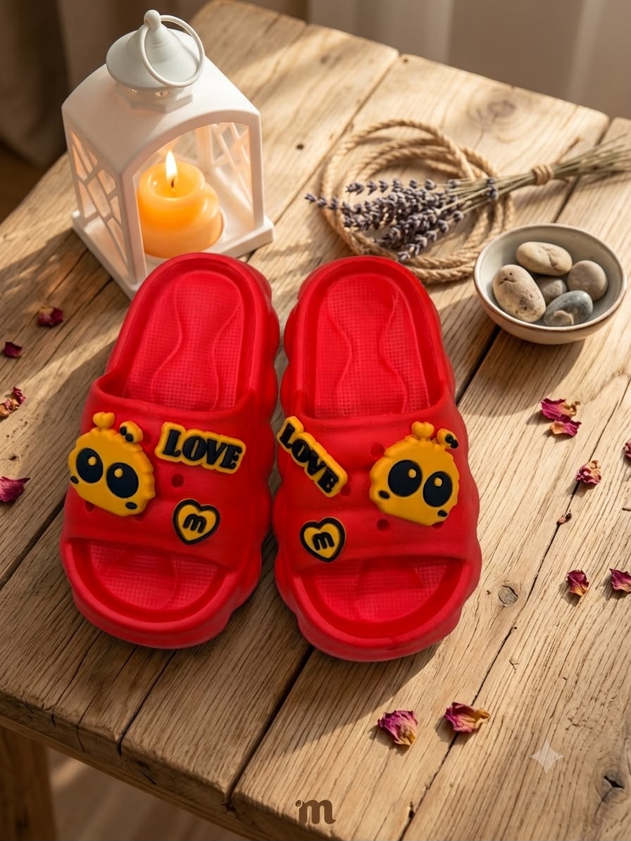Kids Cartoon Astronaut EVA Slide Slippers – Soft Anti-Slip Blue Sandals