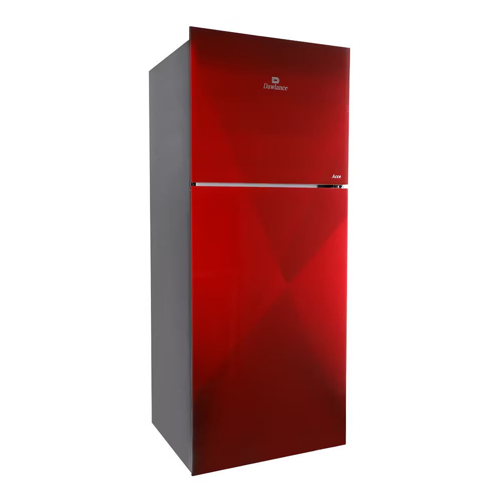 Dawlance 91999 AC Glass Door Refrigerator 20 Cu Ft  Coral Red Vitamin Fresh Energy Efficient LVS Technology