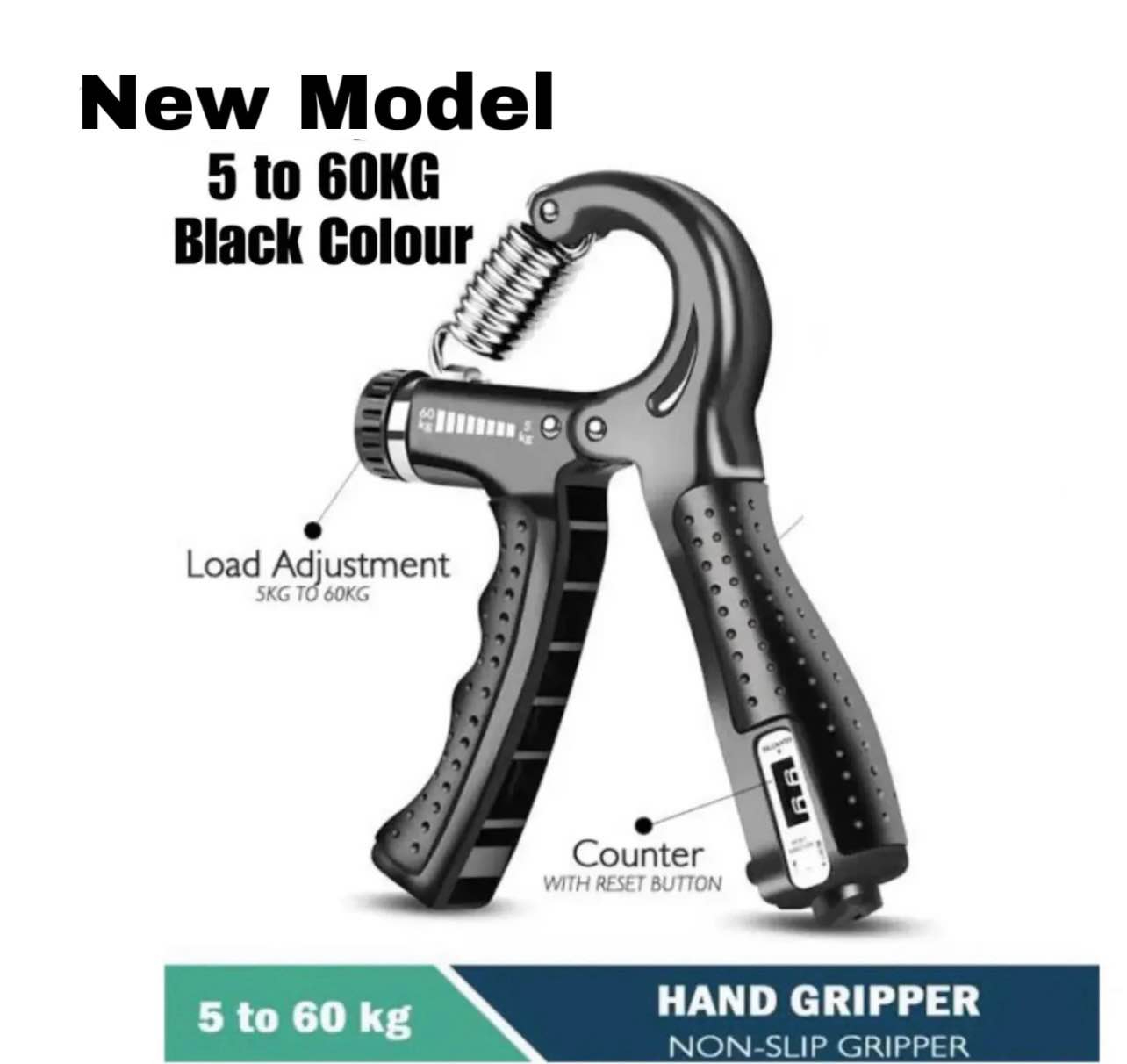 Adjustable Hand Grip Power Exerciser Forearm Wrist Strengthener Gripper With Counter