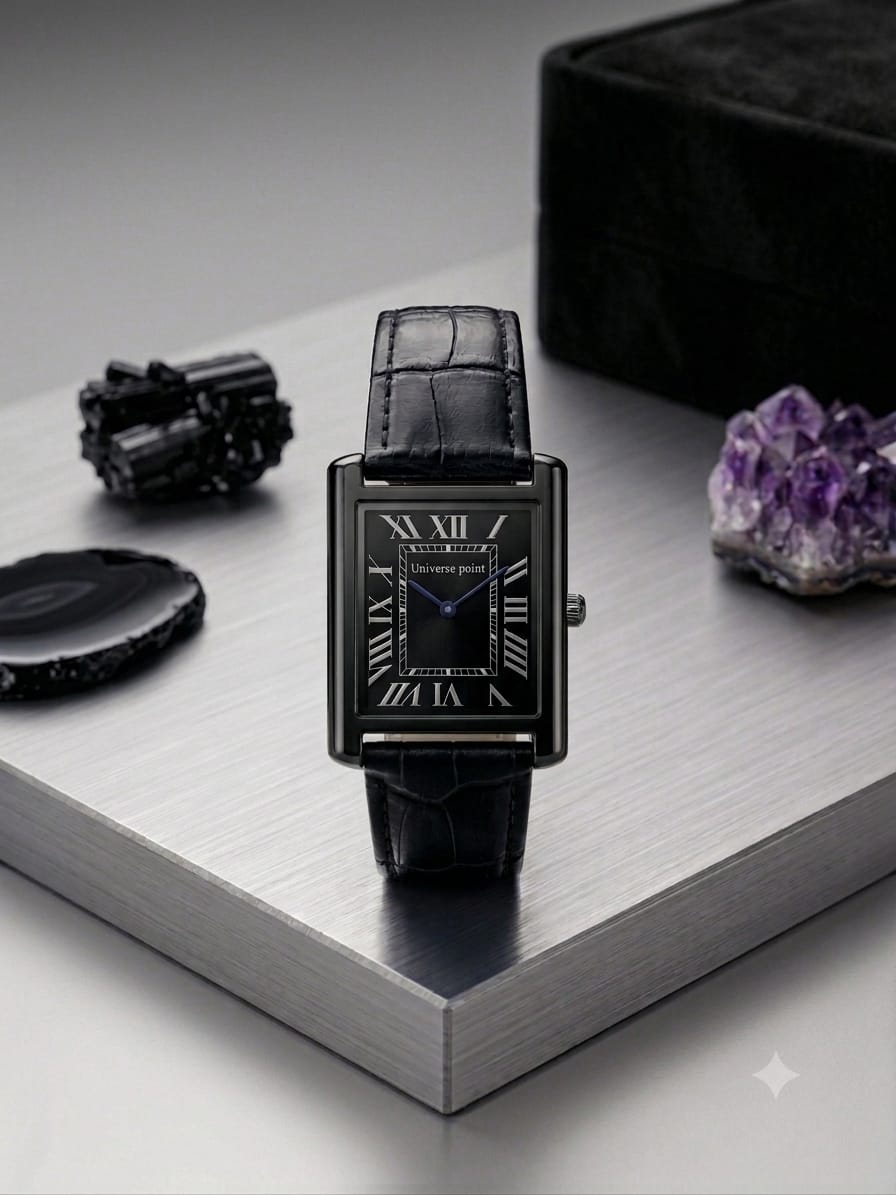 TANK Watch OLD MONEY Top Trending Watch for Men Boys - Premium Look Tank Watch with Leather Strap