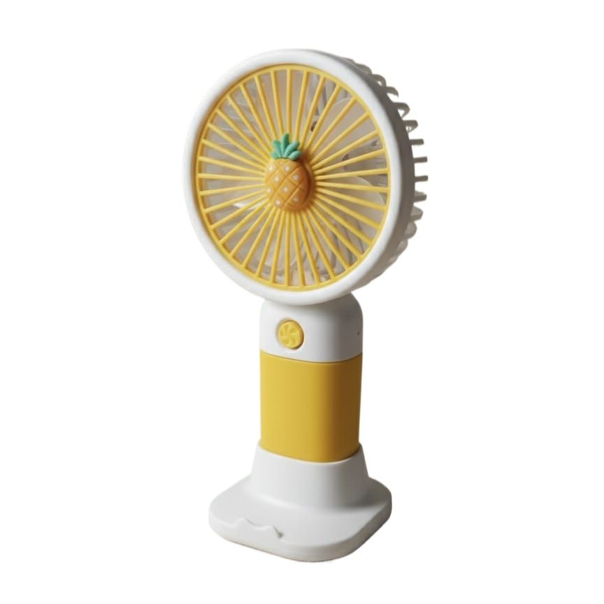 Small USB fan Lightweight High quality Convenient Mini fan Cooling function Cute design Handheld fan for Office School Travel Outdoor activities Students