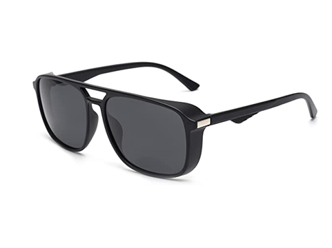 Sunglasses Square Frame with Side Retro Frame For Man & Woman