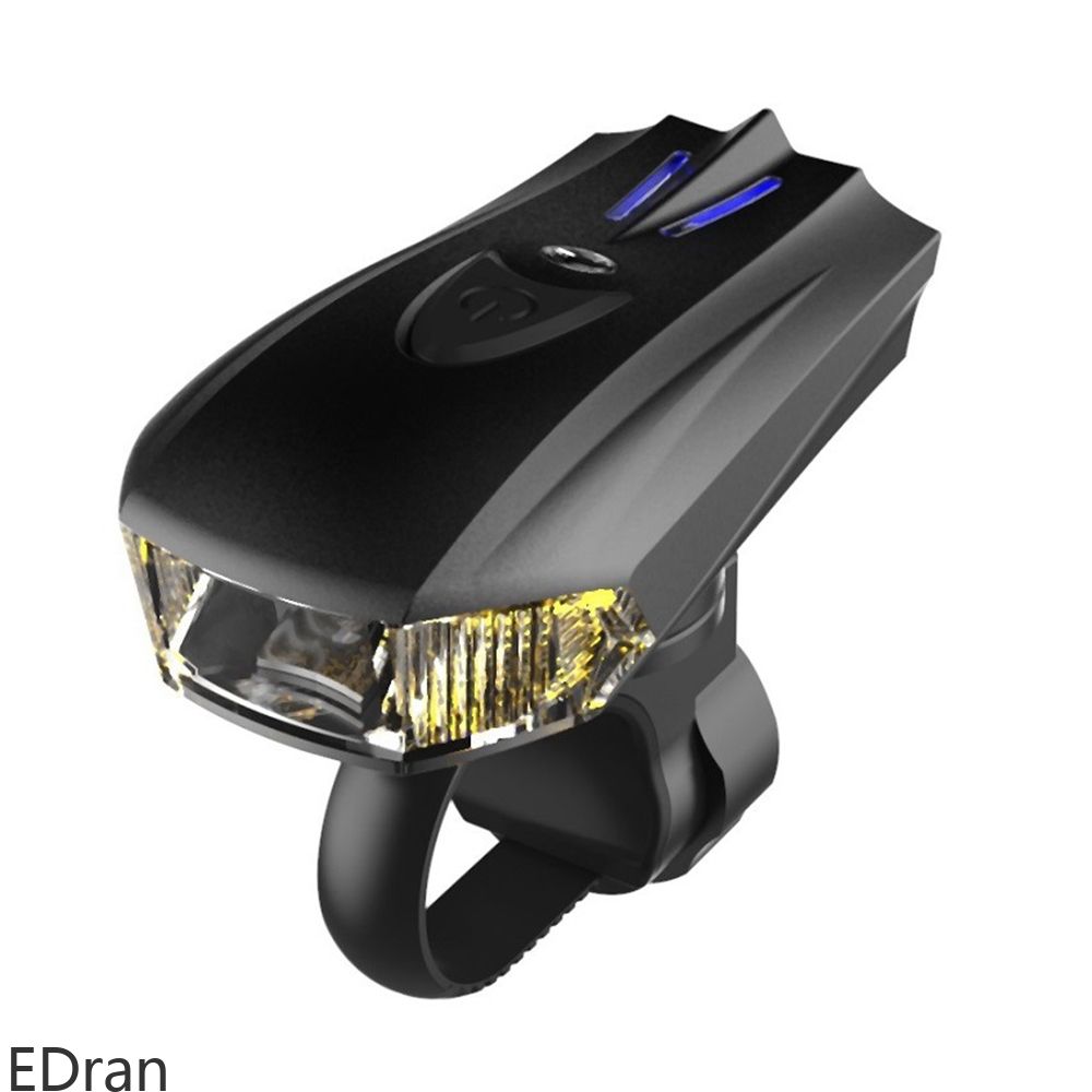 Edran EDran Bicycle Light Warning Light Smart Sensing Vibration USB ...