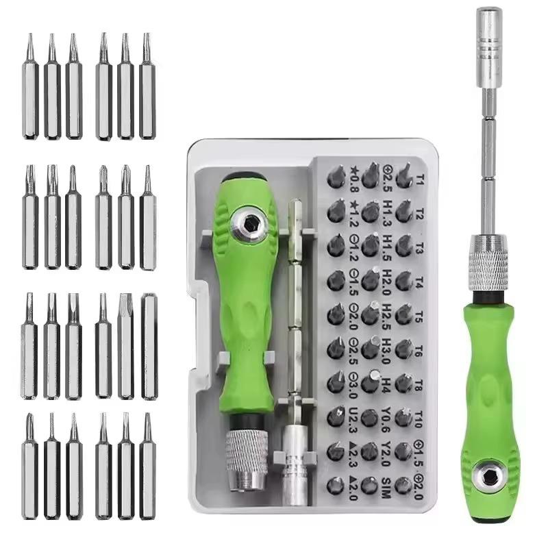 32 in 1 Precision Screwdriver Set Magnetic Multi Bit Tool Kit for Mobile Phone Laptop Watch Repair Hand Tools Kit