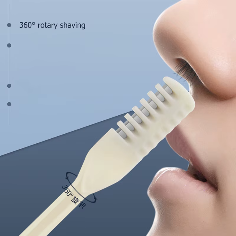 2-in-1 Manual Nose Hair Trimmer