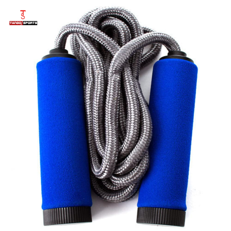 Tango Sports and Fitness 3-in-1 Home Gym Set – Tummy Trimmer, Jump Rope & Hand Grips | Spring Rower Set for Full Body Workout, Arm Strength, Core & Cardio Training | Fitness Kit for Home Use – Blue