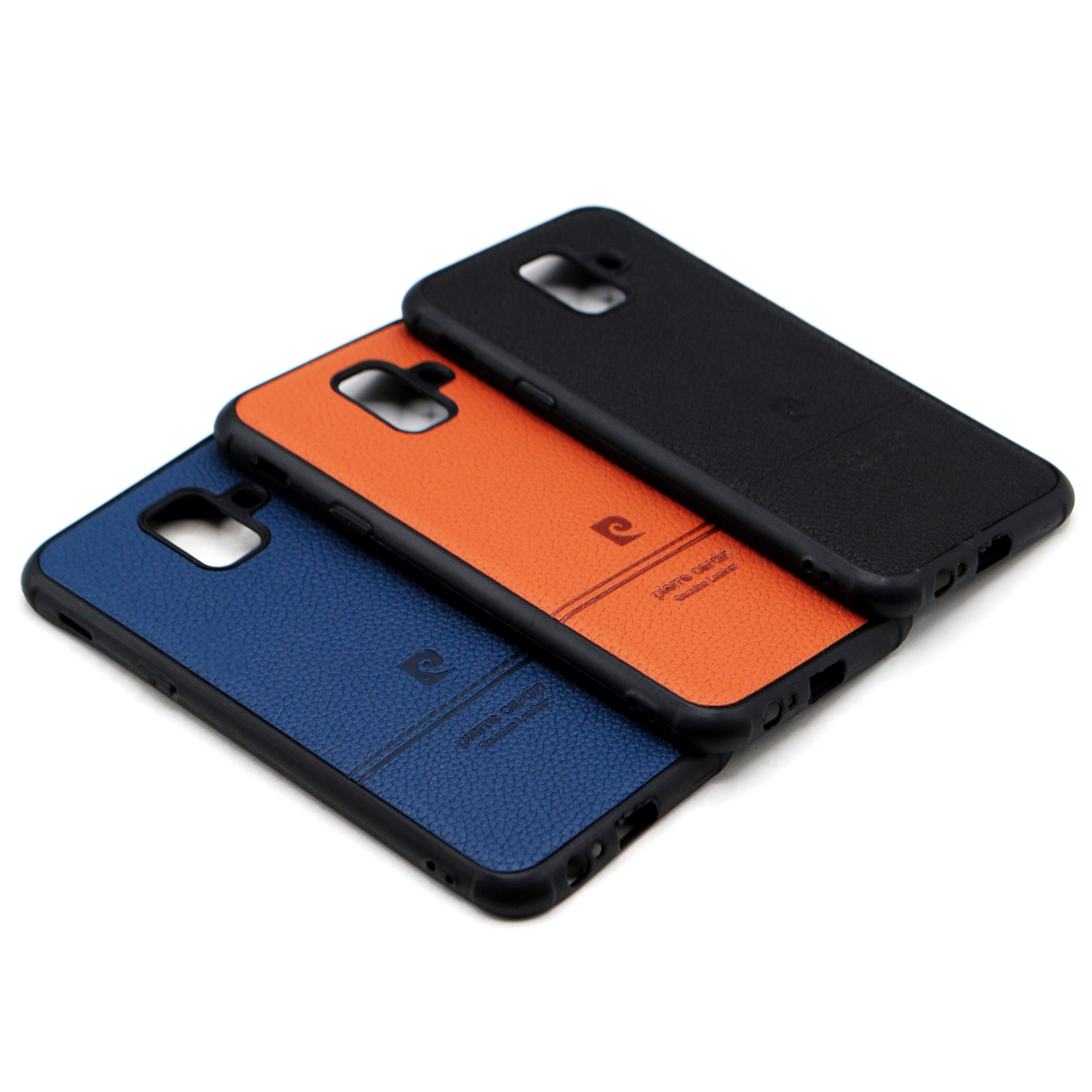 Samsung Galaxy A6 Back Cover Multicolour Soft Leather Case For