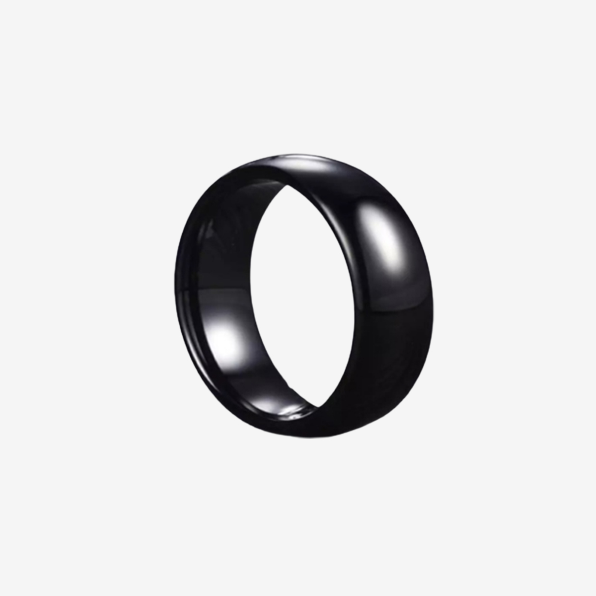 BEST Quality black glossy ceramics Ring jewellery style anniversary party rings for girls and ladies