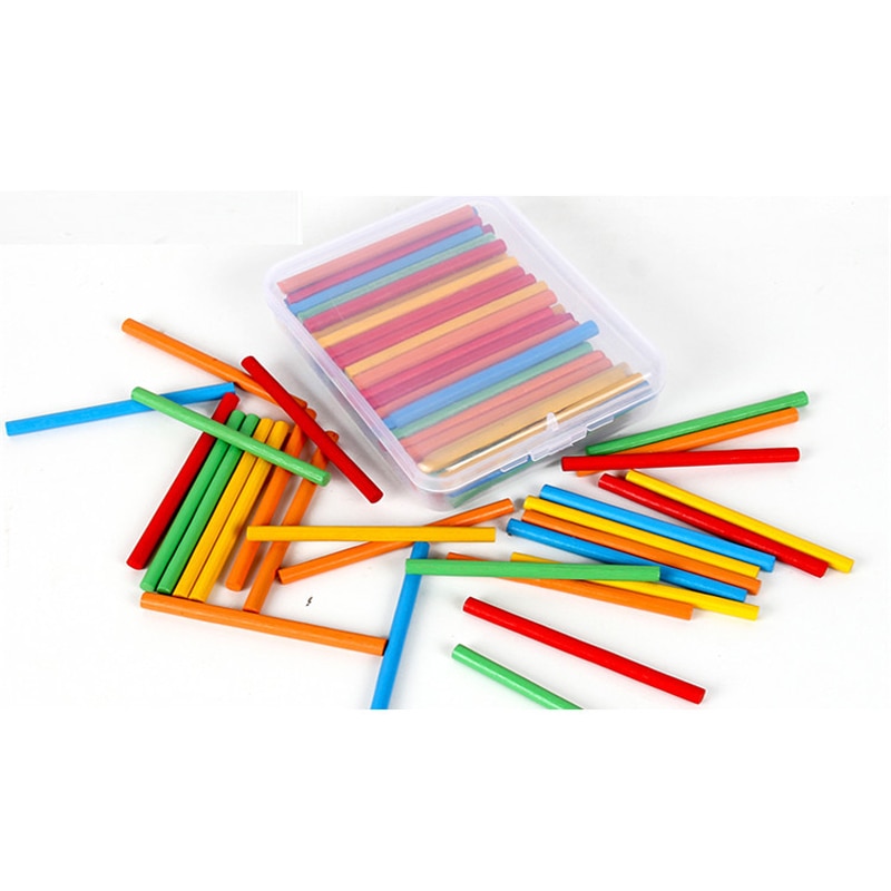 Wood Educational Number Math Calculate Game Toy Mathematics Puzzle Toys Kid Early Learning Counting Sticks Material Children
