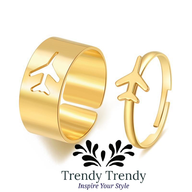 Trendy Trendy Rings Black Butterfly Couple Ring Beautiful Black Butterfly Rings For Couple Gift for Girls Birthday Couple Rings For Lover Size Adjustable Valentines Day Gift for Lovers