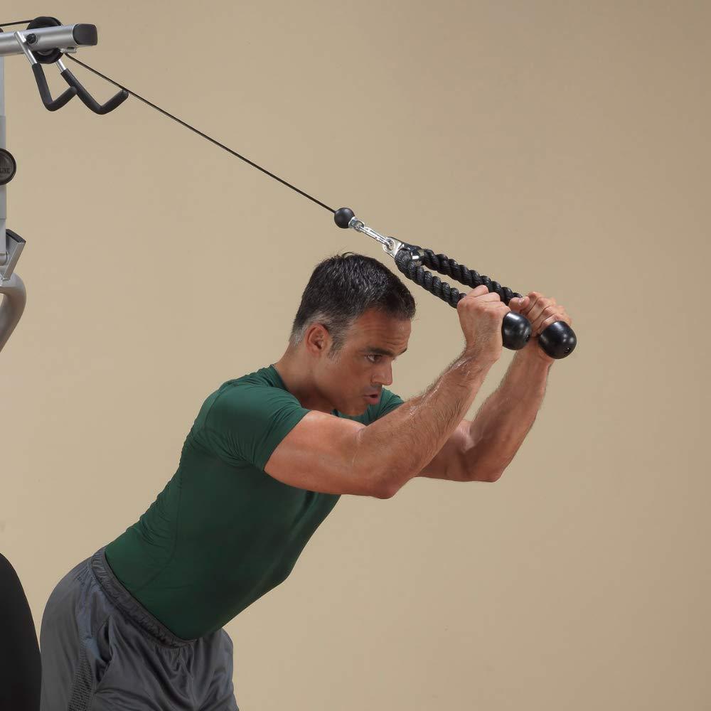 Tricep Rope Pull Down,Cable Attachment,Rope LAT Pull Down,27inch,Easy to Grip & Non Slip Sports