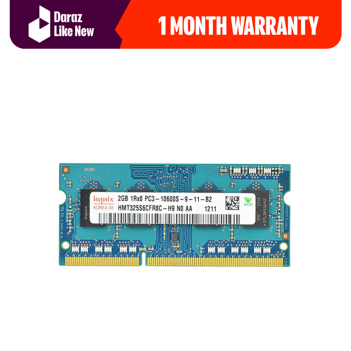 Used Laptop Ram 2gb DDR3 (8500)-1600 Mhz Hynix, Nanya, Samsung - Main Image