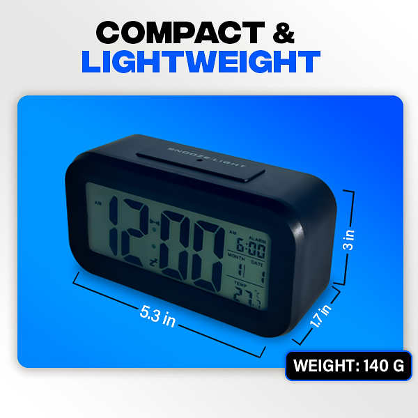Smart Bedside Digital LED Alarm Clock Table Clock | Digital Table Clock