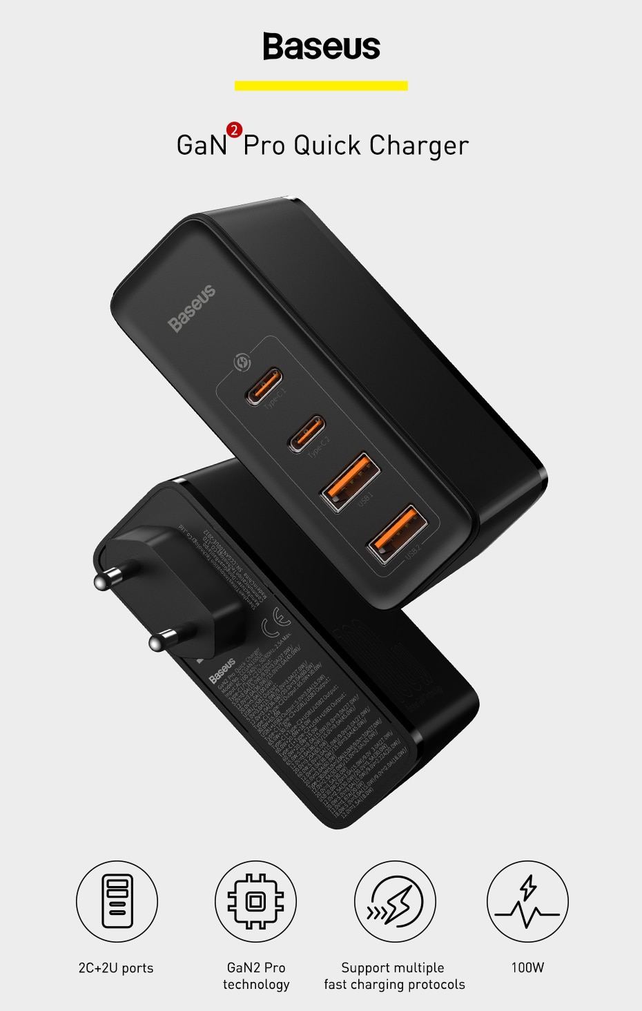 12V DC Solar Mobile Phone Charger 2A with 4 USB Ports and Micro USB & Nokia Mini Pin