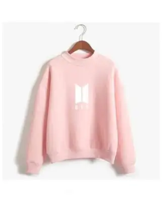 Bts on sale sweatshirt pink