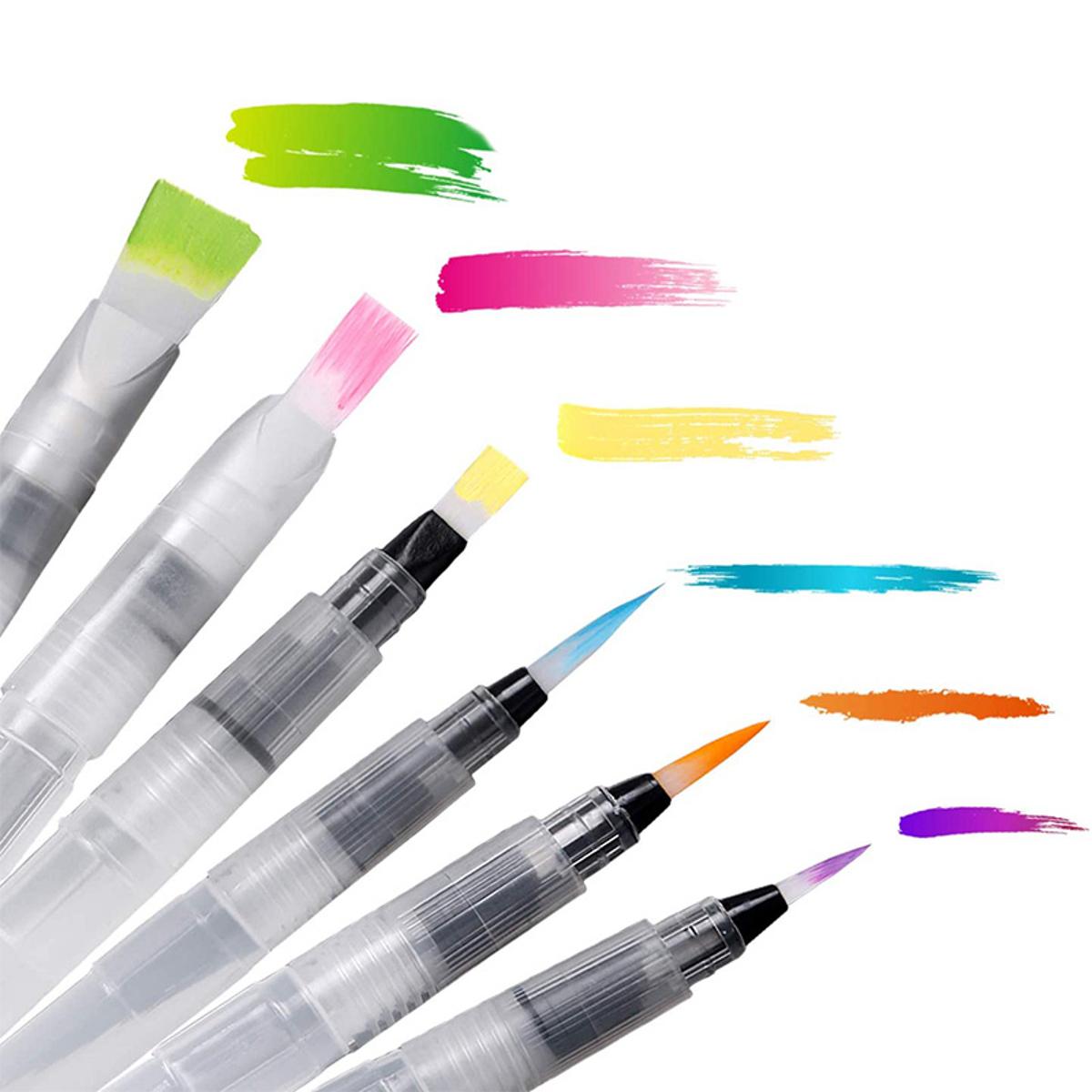 Water Brush Pen Set,Water Color Brush Pen Set,Watercolor Paint Pens for  Painting Markers(12 Piece)