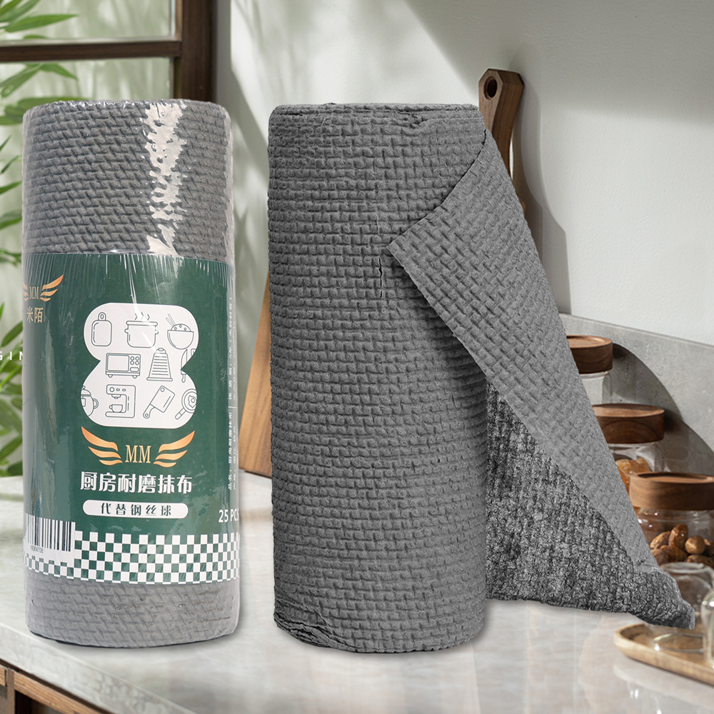 Disposable Non-Woven Dish Cloth Absorbent Paper Towel Kitchen Cleaning Supplies Rag Creative Lazy Rag Disposable Cleaning Cloth