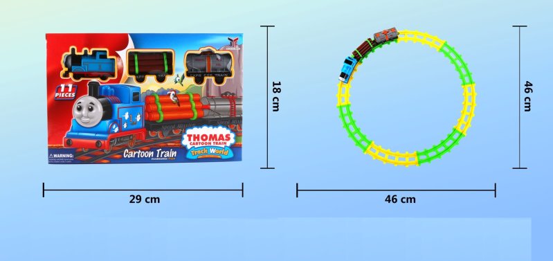 Thomas Cartoon Train Set 11 Pieces
