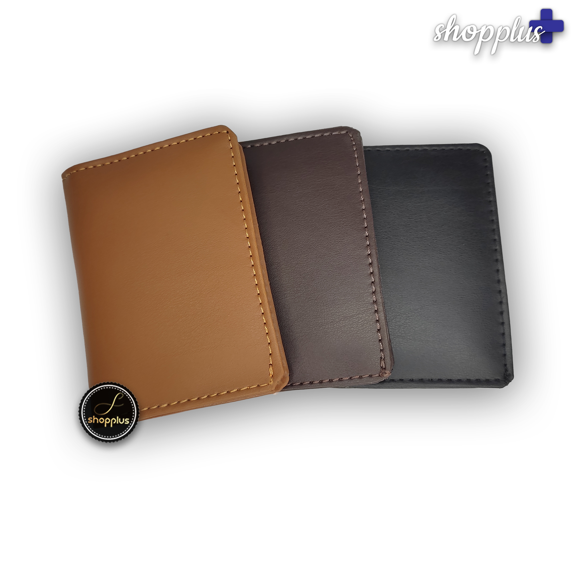 Slim Minimalist Wallet for Men - PU Leather  Snap-Free Card Holder with RFID Protection
