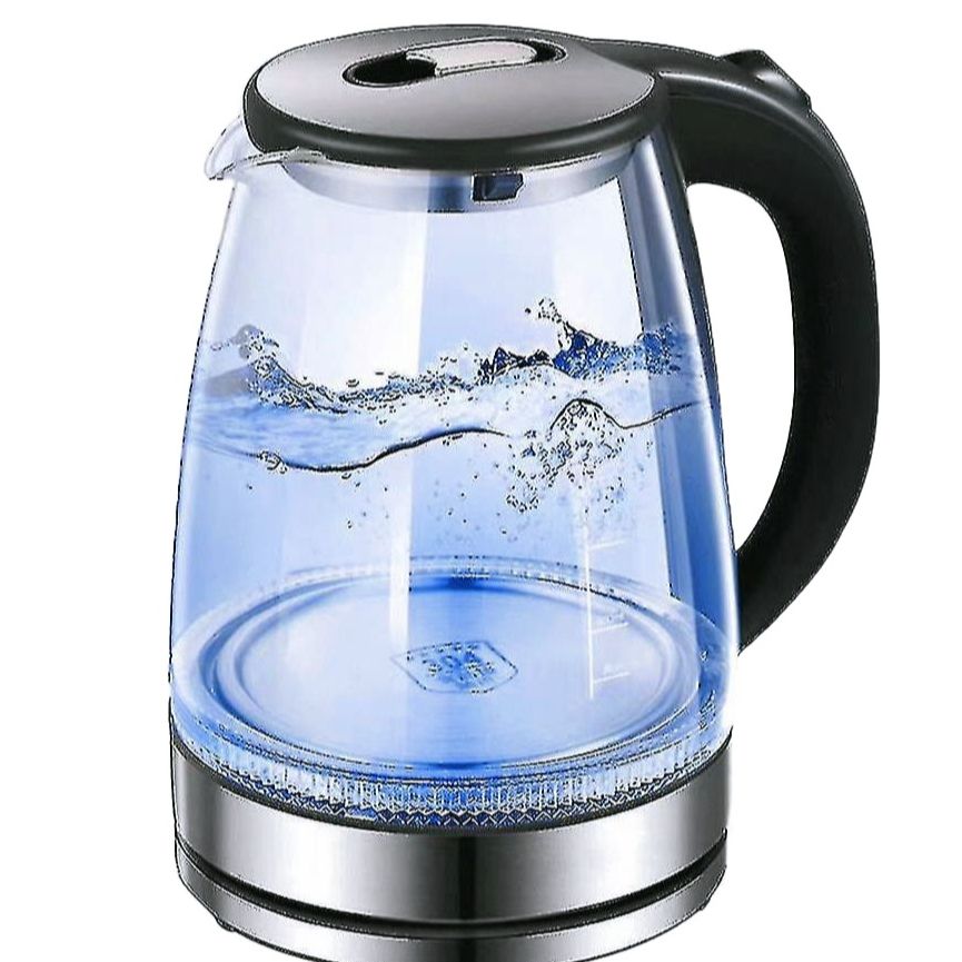 Glass electric outlet teapot