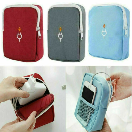 Travel Gadget Organizer Bag Portable digital cable bag Electronics Accessories Storage Carrying Case Pouch for power Bank