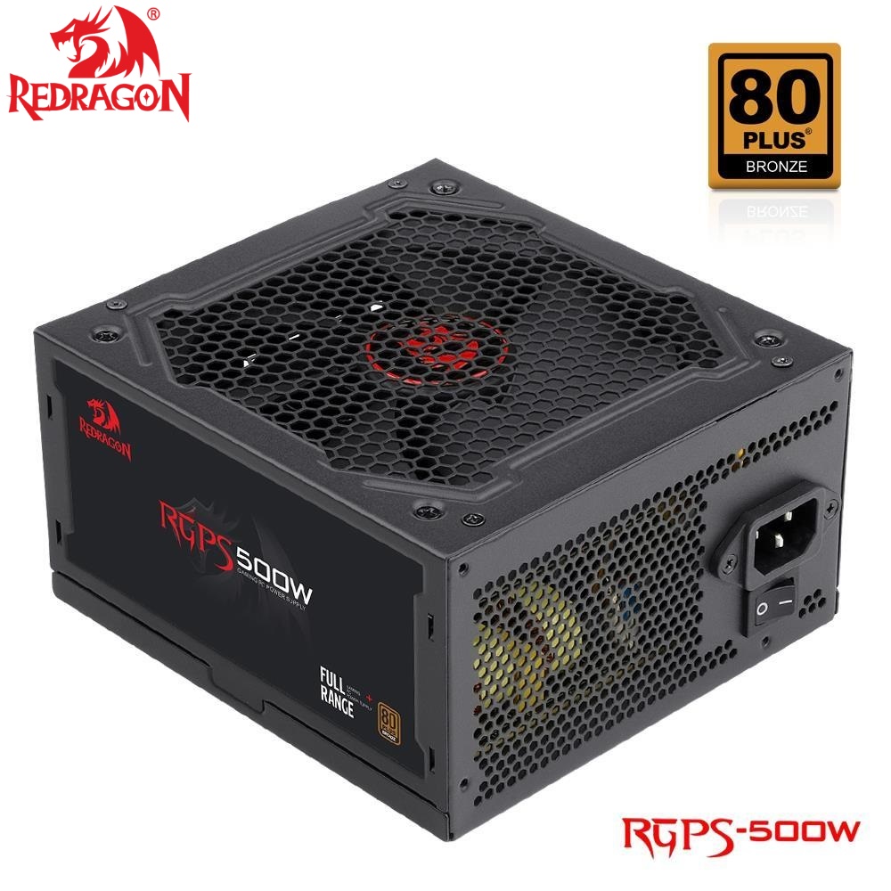 Redragon Rgps 500w Gaming Pc Power Supply 80plus Bronze (gc-ps001)