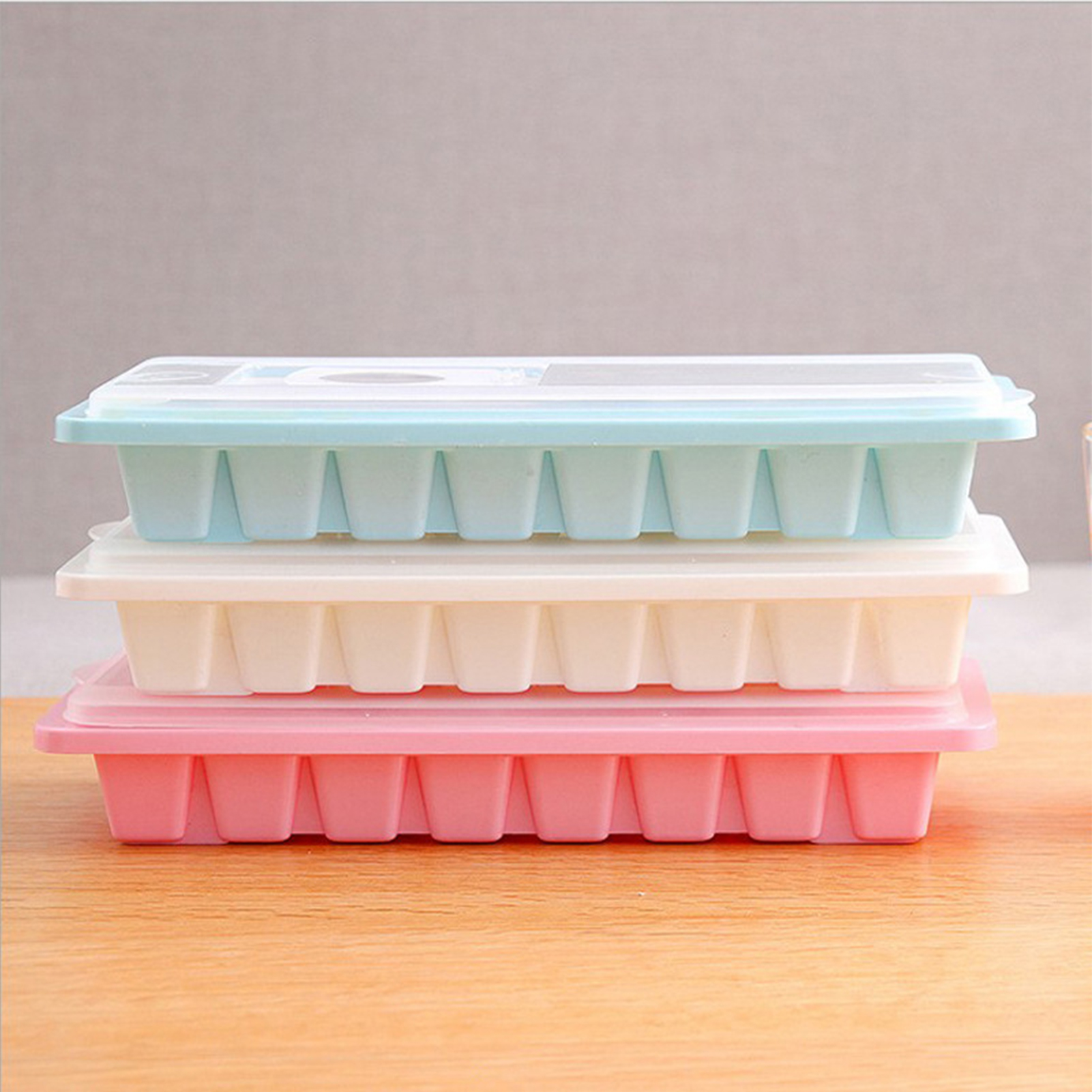 Ice Cube Plate Easy To Clean Food Grade Safe Ice Cube Mold 24 Ice Cube Plate Easy To Clean Food Grade Safe Ice Cube Mold