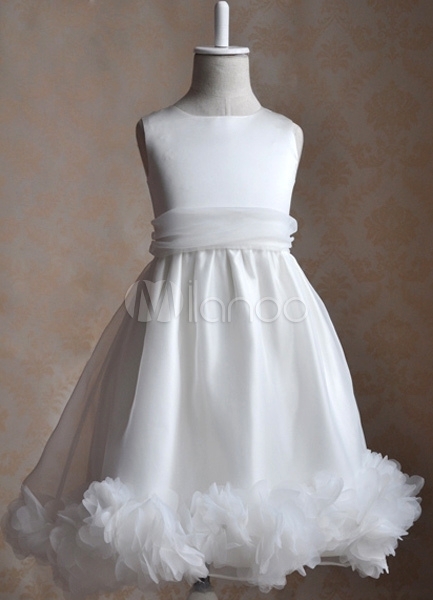 white net frock design