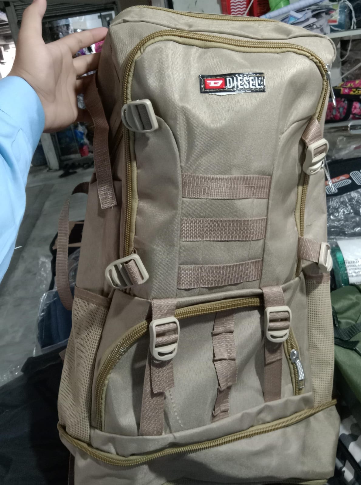 60-L Trekking Weekend Cover Backpack For Unisex Men Travel Backpack Trekking Backpack Bag for men travelling and hiking bag, Hiking Backpack Gym Bag Grey & Black Travel Bag Weekend Luggage Tour Bag,Backpack Bag for Men Women,Travel Bag